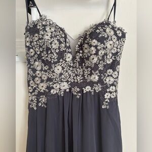 Faviana formal gown. Size 4.  Dark grey.